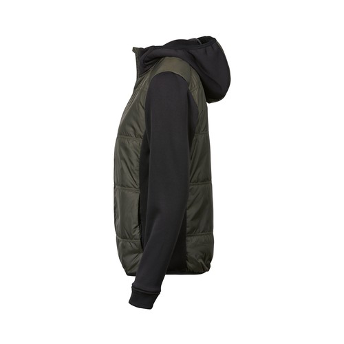 Veste bi-matière à capuche femme thumbnail 5