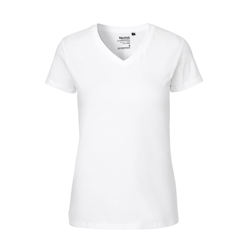 Tee-shirt femme col V thumbnail 4