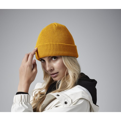 Bonnet nid d'abeille en coton organique