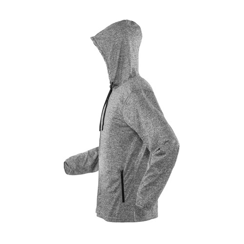 Tee-shirt de sport zippé à capuche homme thumbnail 5