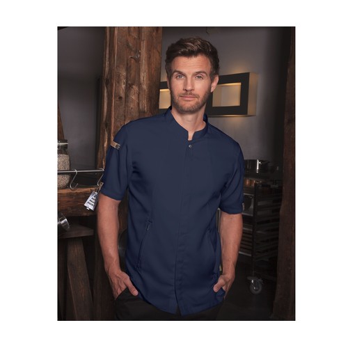 Veste de cuisiner manches courtes écoresponsable