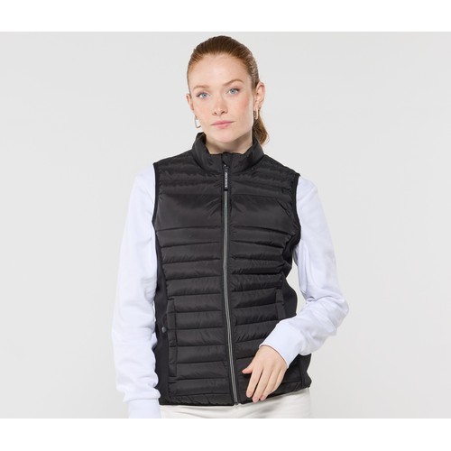 Bodywarmer bi-matière femme