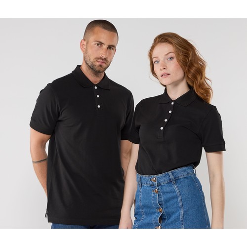 Polo femme boutons contrastés thumbnail 4