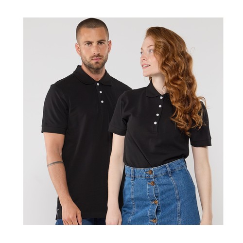 Polo femme boutons contrastés thumbnail 7