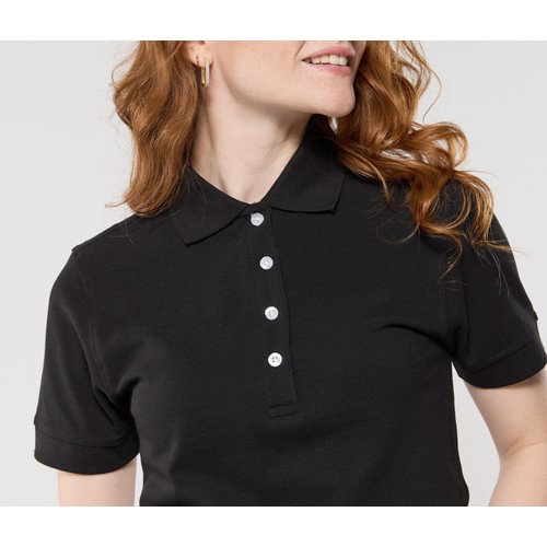 Polo femme boutons contrastés thumbnail 8