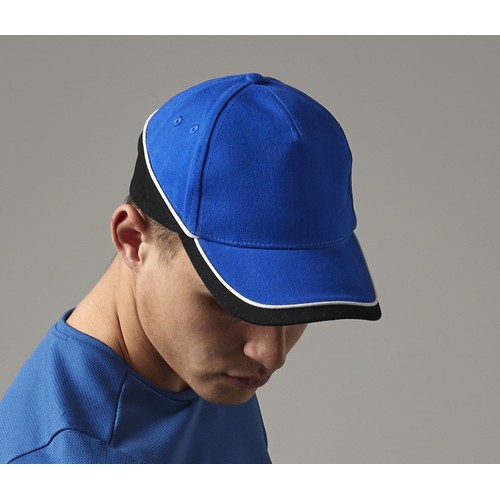 Casquette bicolore 5 pans