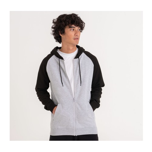 Sweat baseball zippé