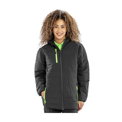 Veste matelassée d'hiver tendance et recyclée