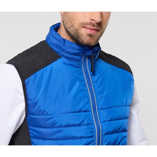 Bodywarmer bi-matière matelassé thumbnail 4