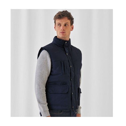 Bodywarmer multi-poches polycoton