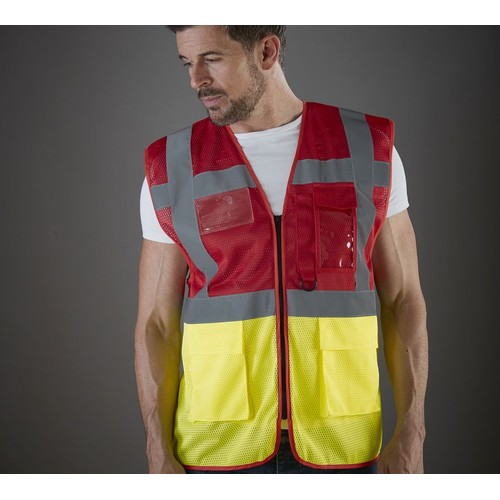 Gilet haute visibilité maille filet
