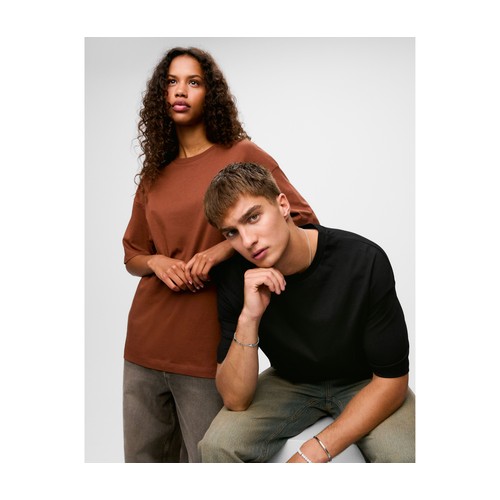 Tee-shirt unisexe oversize en coton organique thumbnail 8