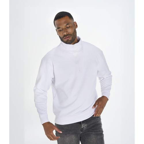 Sweat col zippé
