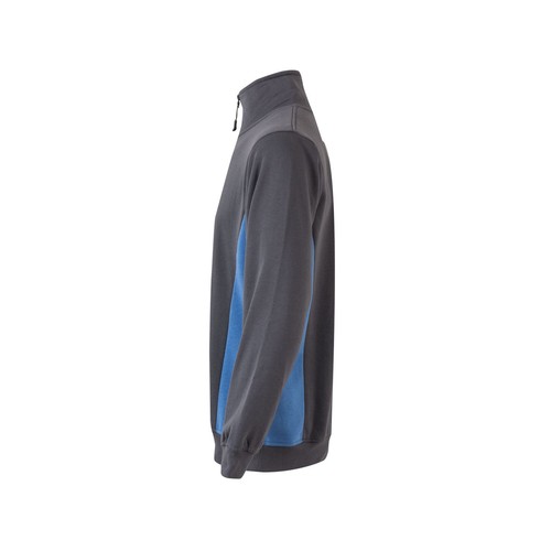 SWEAT BICOLORE COL ZIPPÉ