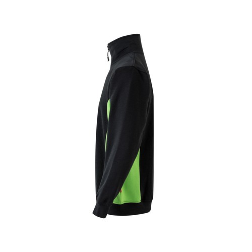 SWEAT BICOLORE COL ZIPPÉ