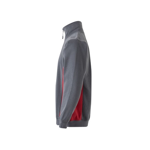 SWEAT BICOLORE COL ZIPPÉ