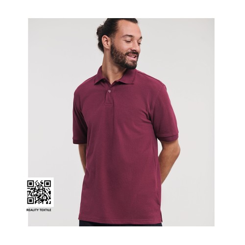 Polo polycoton résistant