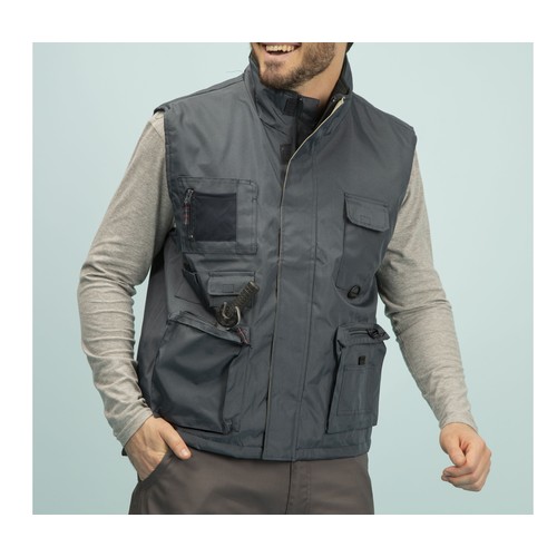 Bodywarmer multi-poches doublé polaire