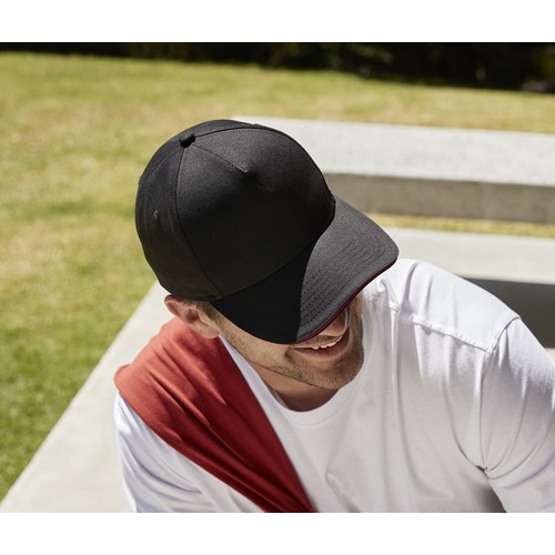 Casquette en coton organique avec liseré