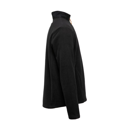 Polaire col zippé contrasté