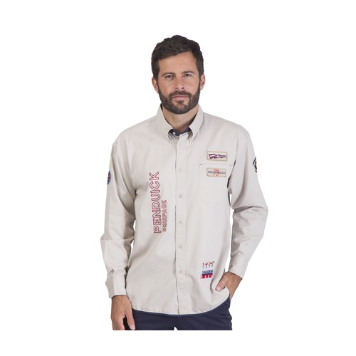 Chemise avec broderies et écussons Pen Duick