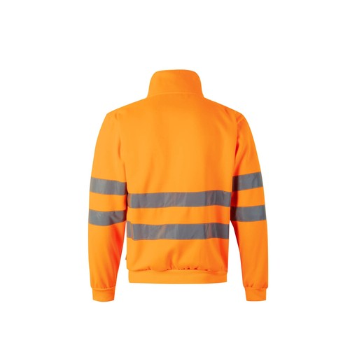 SWEAT DEMI-ZIPPÉ HAUTE VISIBILITE