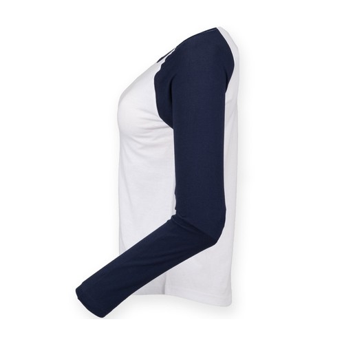 Tee-shirt baseball manches longues femme thumbnail 4