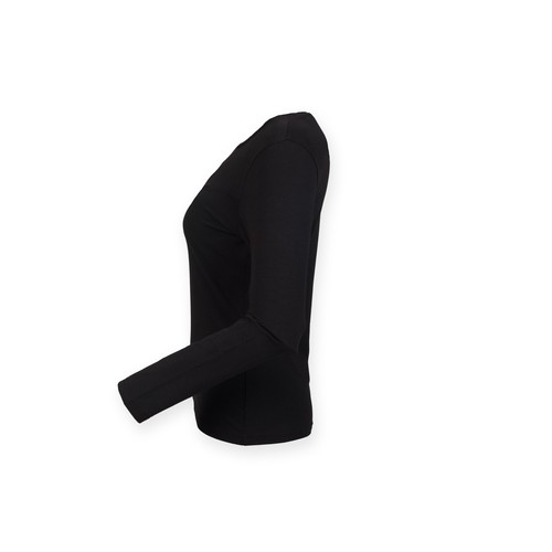 Tee-shirt stretch femme manches longues thumbnail 4