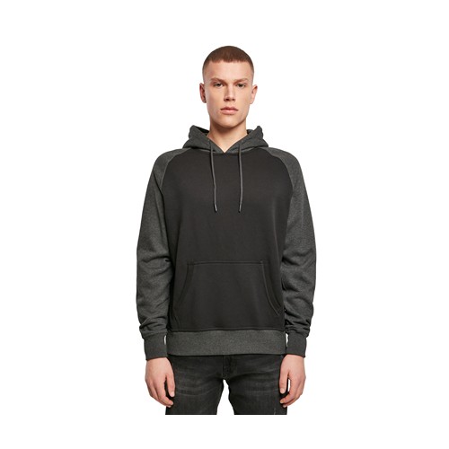 Sweat capuche manches raglan