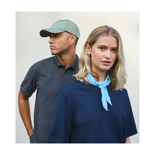 Polo unisexe en coton organique thumbnail 5