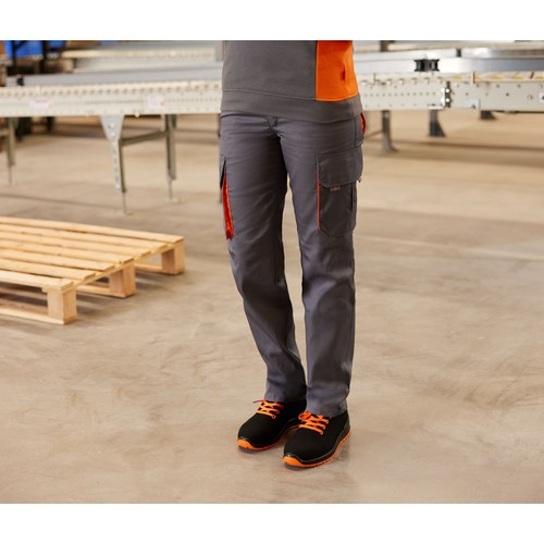 PANTALON MULTIPOCHES BICOLORE