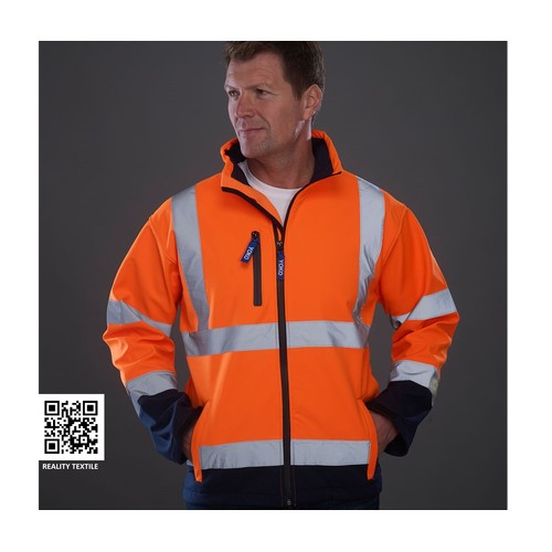 Veste Softshell haute visibilité
