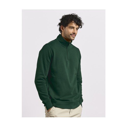 Sweat col zippé
