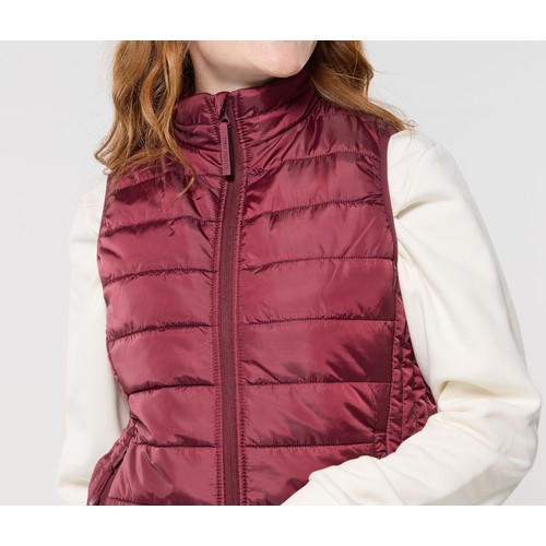 Bodywarmer femme  en  polyester recyclé thumbnail 4