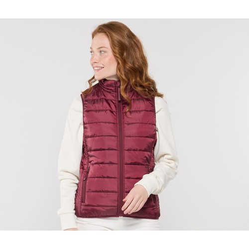 Bodywarmer femme  en  polyester recyclé
