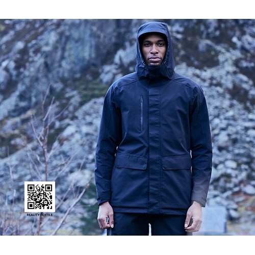 Longue parka imperméable