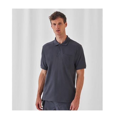Polo de travail coton avec poche