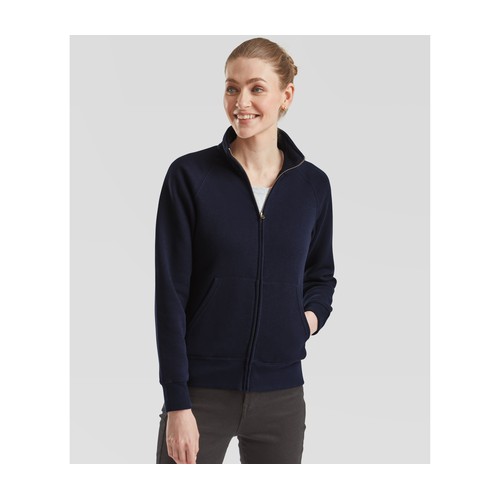 Sweat femme grand zip