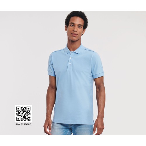 Polo homme stretch