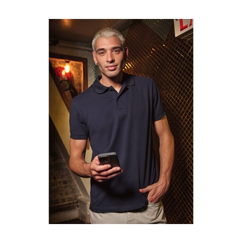 Polo homme 65/35 en polyester recyclé thumbnail 4