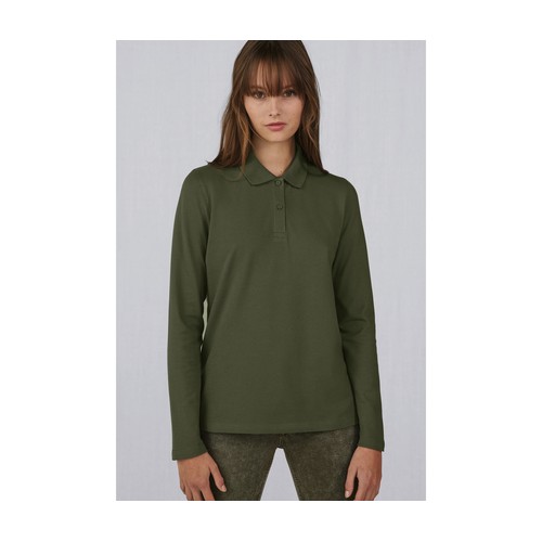 Polo femme manches longues 180