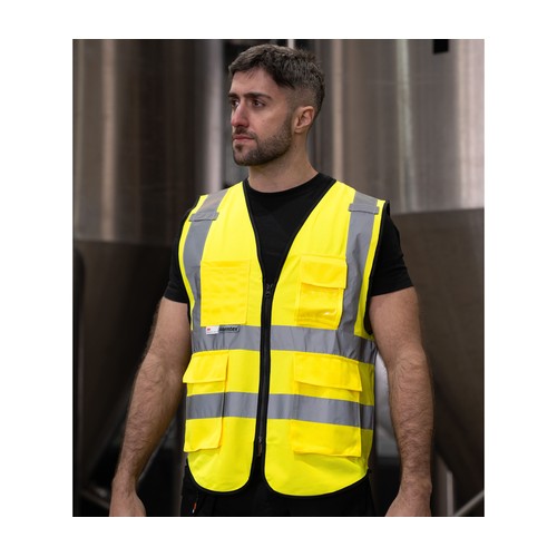 Gilet de sécurité zippé