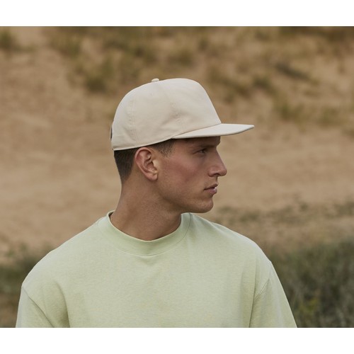 Casquette destructurée en coton organique