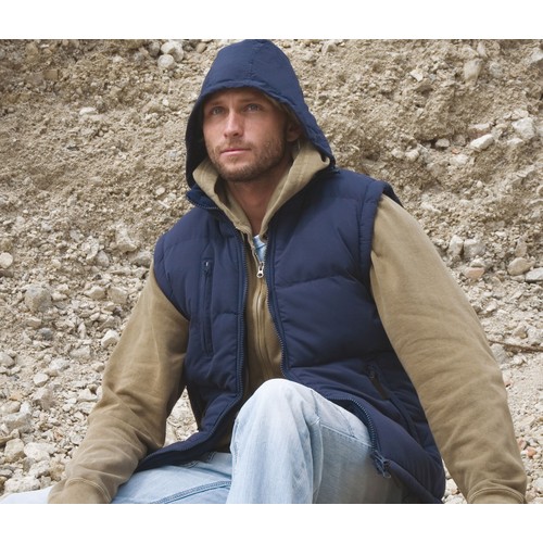 Bodywarmer microfibre doublé polaire