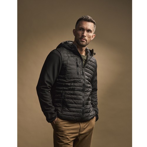 Veste bi-matière homme