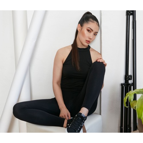 Débardeur femme col montant