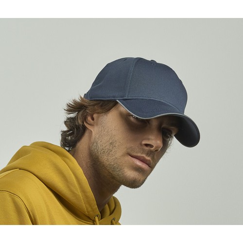 Casquette 6 pans liseré réfléchissant