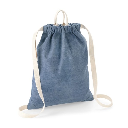 Sac de gym en denim 