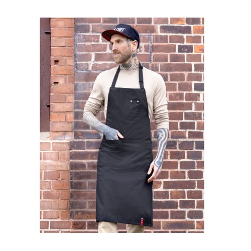 Tablier à bavette avec poches