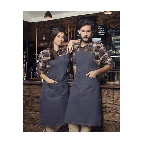 Tablier à bavette Jeans-Style